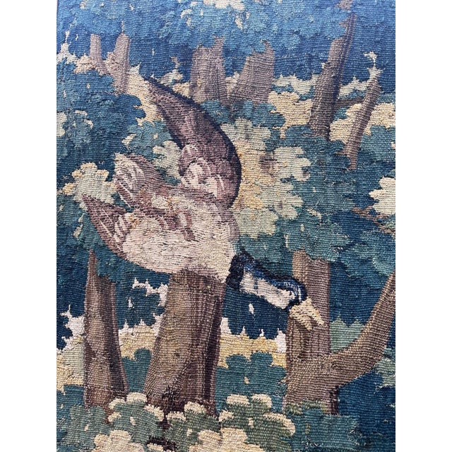 18th-Century Wool and Silk Tapestry For Sale - Image 11 of 12