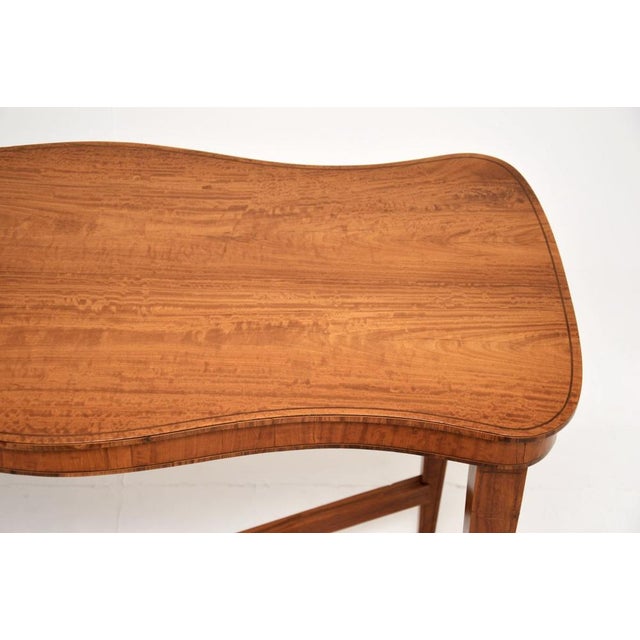 Antique Edwardian Inlaid Satinwood Occasional Table, 1900s For Sale - Image 6 of 10