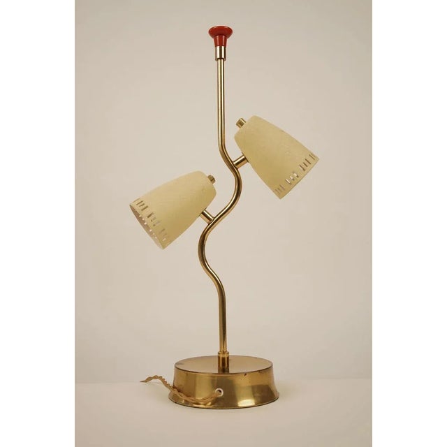 White Austrian Table Lamp, 1950s For Sale - Image 8 of 14