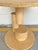 Original retail $2991, stylish Baker / McGuire Modern Customizable Unfinished Woven Cane Moya Accent Table, showroom floor...