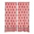 Roza 45" X 96" Coral Pink Curtain For Sale