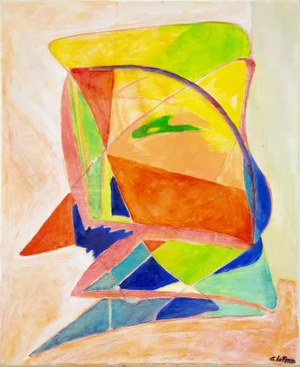 Geometric Shapes - Oil Painting 2020 by Giorgio Lo Fermo 2020