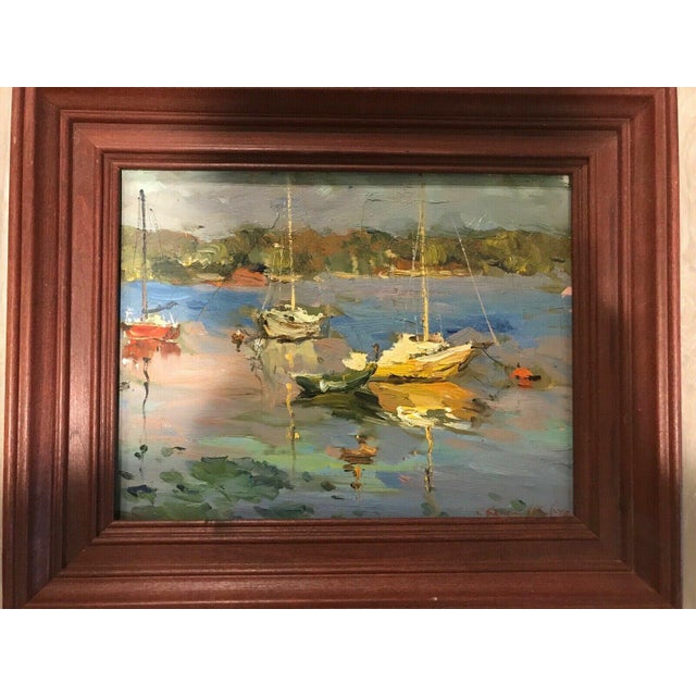2010s Svetlana Shevchuk "Morning" Oil Painting For Sale - Image 5 of 6