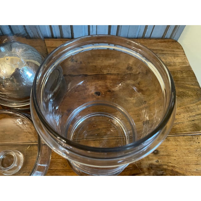 Antique French Candy Jars, 1800s, Set of 3 For Sale - Image 11 of 16