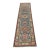 Kazak Runner 2’8” X 9’8” Blue Wool Tribal Hand-Knotted Oriental Rug For Sale