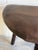 Mid-Century Modern Three-Leg Brown Leather Ottoman Footstool Danish Mid-Century Modern 1970s For Sale - Image 3 of 8