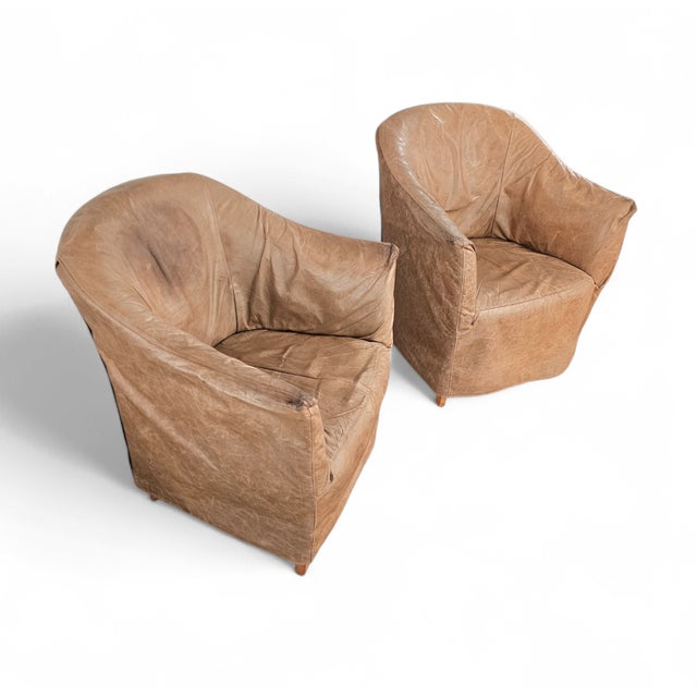 1990s Doralice Lounge Chairs by Antonio Citterio, 1980s, Set of 2 For Sale - Image 5 of 16