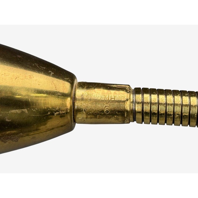 1960s Eskilstuna Elektrofabrik, Floor Lamp, Laqcuered Metal, Brass, Sweden, 1960s For Sale - Image 5 of 14