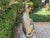 1960s Hollywood Regency Brass German Shepherd For Sale - Image 9 of 13