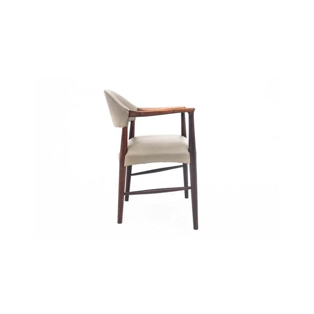 1960s Leather Armchair, Denmark, 1960s For Sale - Image 5 of 10