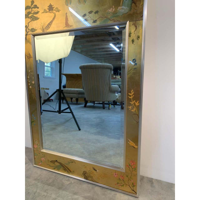 Vintage Labarge Chinoiserie Gilt Painted Ming Style Mirror Chairish