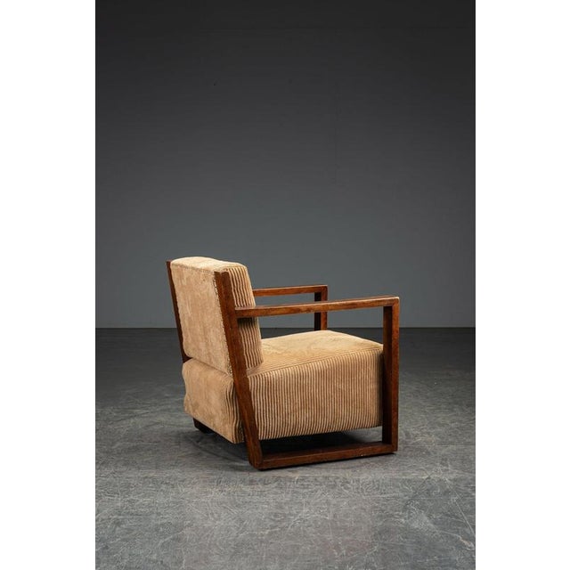 Modern Lounge Chair in Wood, 1940s For Sale - Image 9 of 15