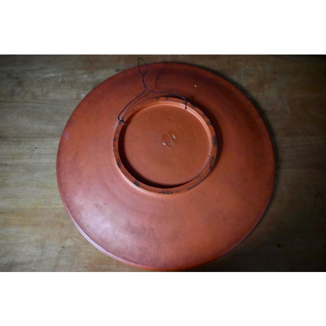 1940s VIntage Sgraffite Ceramic Terracotta Dish by Fernand Elchinger, 1940 For Sale - Image 5 of 7