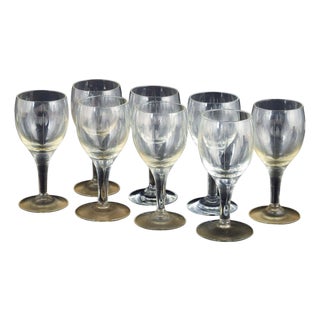 Kirsten Piil Sherry Wine Glasses by Per Lütken for Holmegaard, 1950s, Set of 8 For Sale
