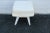 Mid Century Modern Painted Ottoman Foot Stool For Sale - Image 4 of 10