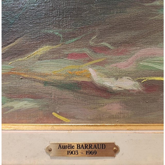 Aurèle Barraud, Bouquet et pot en cuivre, Oil on Canvas, Framed For Sale - Image 12 of 13
