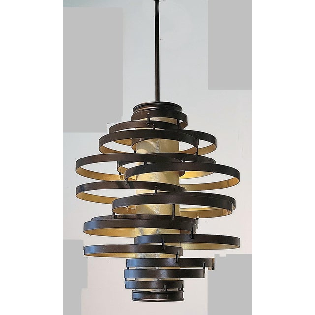 Modern Vertigo Style Modern Chandelier FIxture For Sale - Image 3 of 12