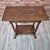 Elegant antique oak side table dating from the turn of the 20th century, circa 1890–1910, most likely around 1900. The...