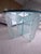 A striking pair of signed and numbered sculptural glass side tables attributed to Italy, circa 1980s–1990s. Each table...