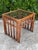 Henry Link Vintage Organic Modern Rattan and Bamboo End Table For Sale - Image 4 of 12