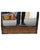 Brown 20th Century Pagoda Style Faux Rattan Metal and Wicker Wall Mirror For Sale - Image 8 of 8