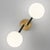 A Striking Wall Light With Asymmetric Arms To Give A Random Look With Warm Led Light Within The Matt Opal Glass Globes...