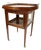 French Neoclassical Mahogany Bar Cart with Glass Tray, 1930s For Sale