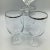 Mid-Century Modern Platinum Rim Cocktail Glasses-Set of 4 For Sale - Image 3 of 12