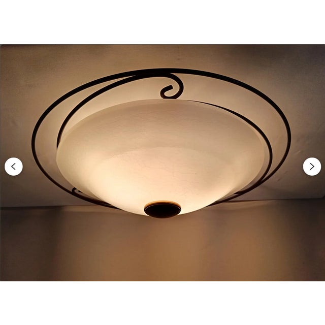 White Ceiling Light from Marchetti Lighting, 1970s For Sale - Image 4 of 12