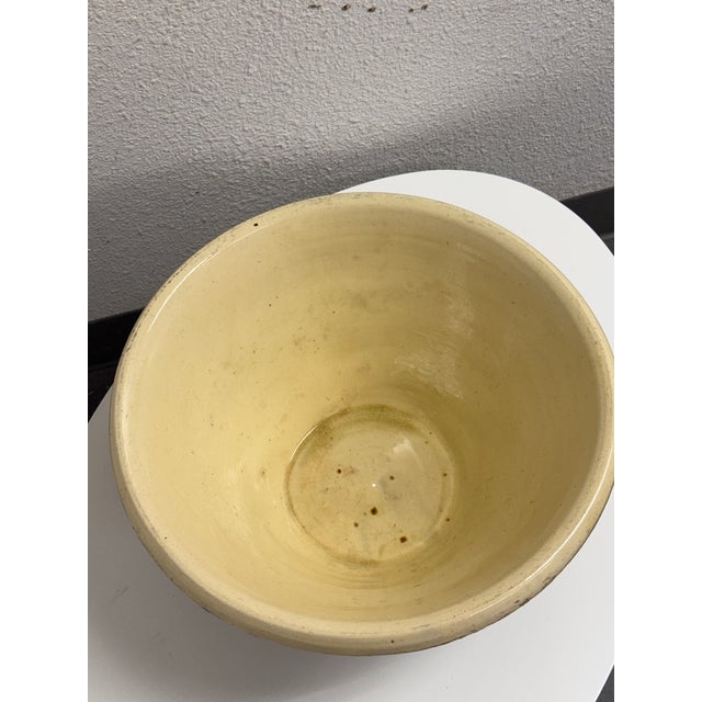 French Late 19th Century Antique French Dairy Bowl For Sale - Image 3 of 12