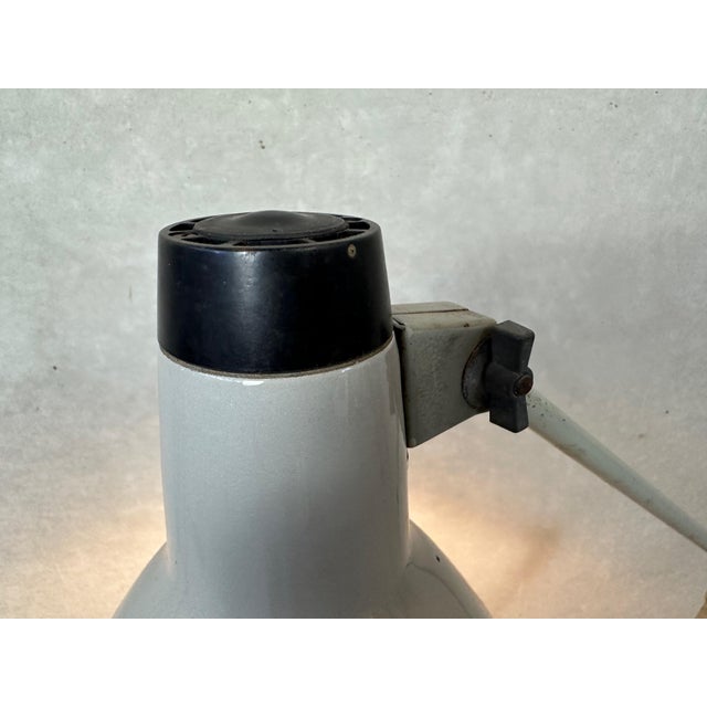 Vintage Desk Lamp in Enamel by Ernst Rademacher For Sale - Image 10 of 12
