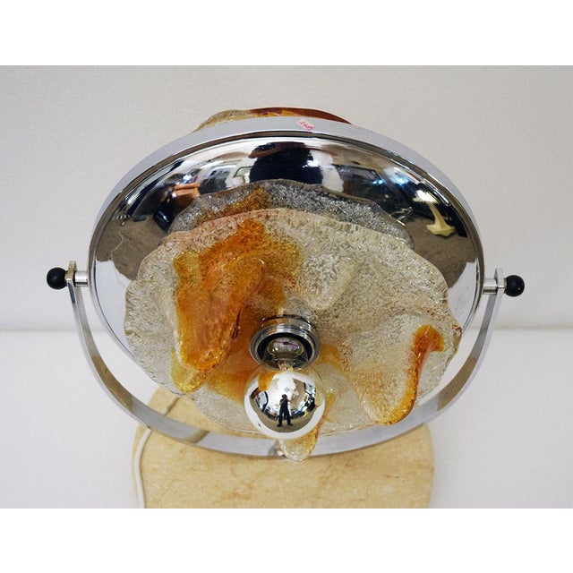 Vintage Table Lamp by Toni Zuccheri for Mazzega, 1970s For Sale - Image 6 of 12