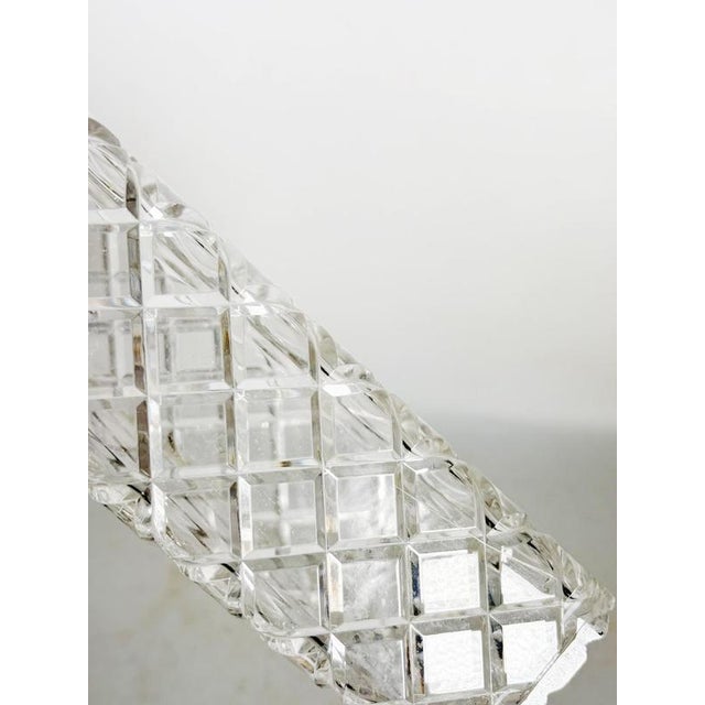 Plastic Vintage Acrylic Glass Tissue Holder, France, 1970 For Sale - Image 7 of 12