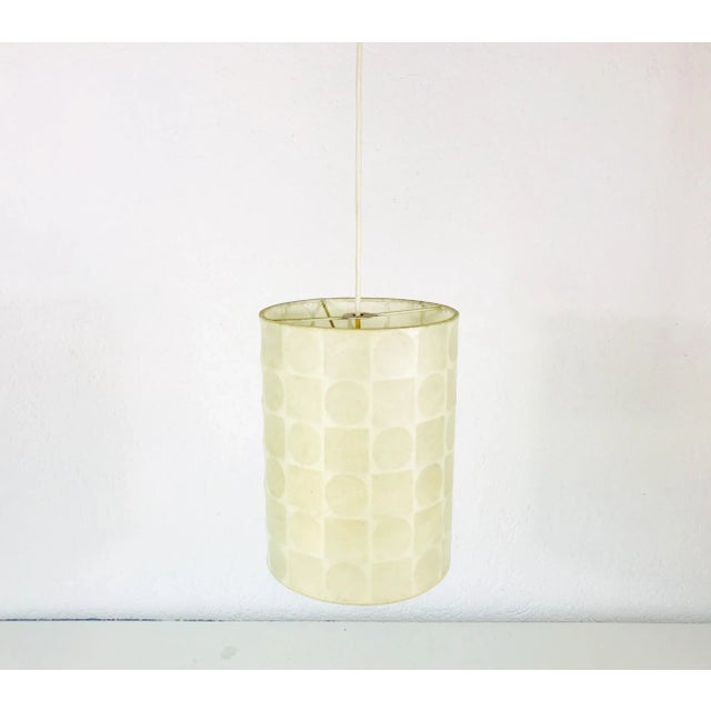 Mid-Century Modern Cocoon Pendant Lamp from Goldkant, 1960s For Sale - Image 6 of 9