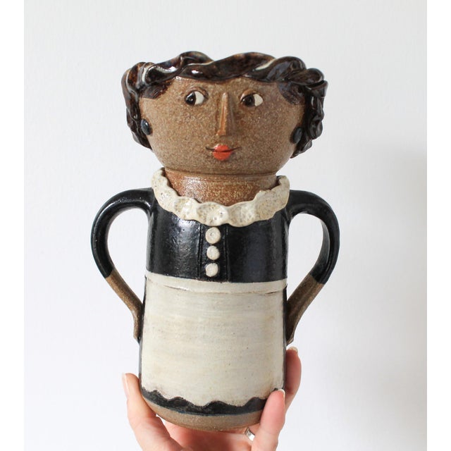 Studio Art Pottery Maid Vase For Sale - Image 10 of 10