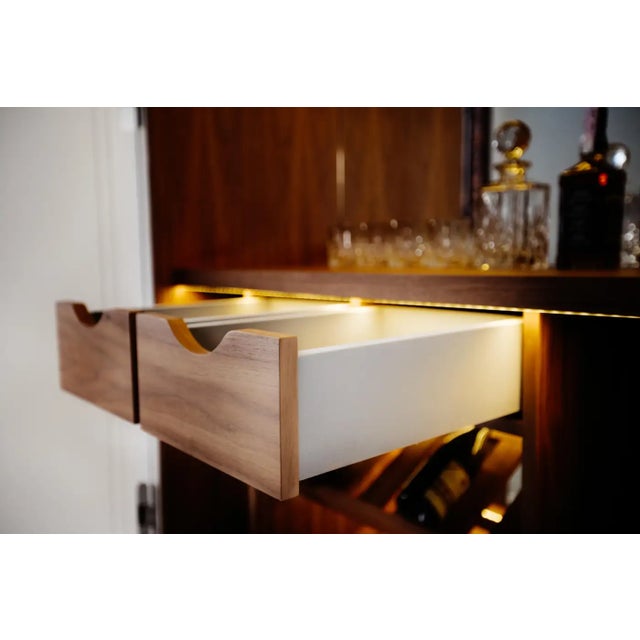 2020s Panoptikum Collections "Break Free" Illuminated Holographic Bar Cabinet For Sale - Image 5 of 11