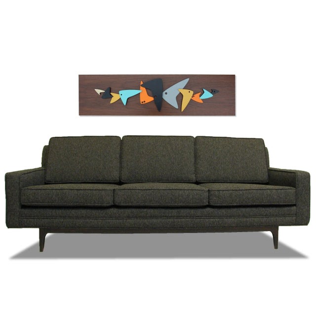 Mid Century Modern Art Boomerang Abstract Wall Sculpture For Sale - Image 9 of 10