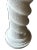 1980s White Plaster Twisted Spiral Column Floor Lamp in the Style of Michael Taylor, John Dickinson & Serge Roche and Lattice-Print Pagoda Lampshade For Sale In Jacksonville, FL - Image 6 of 6