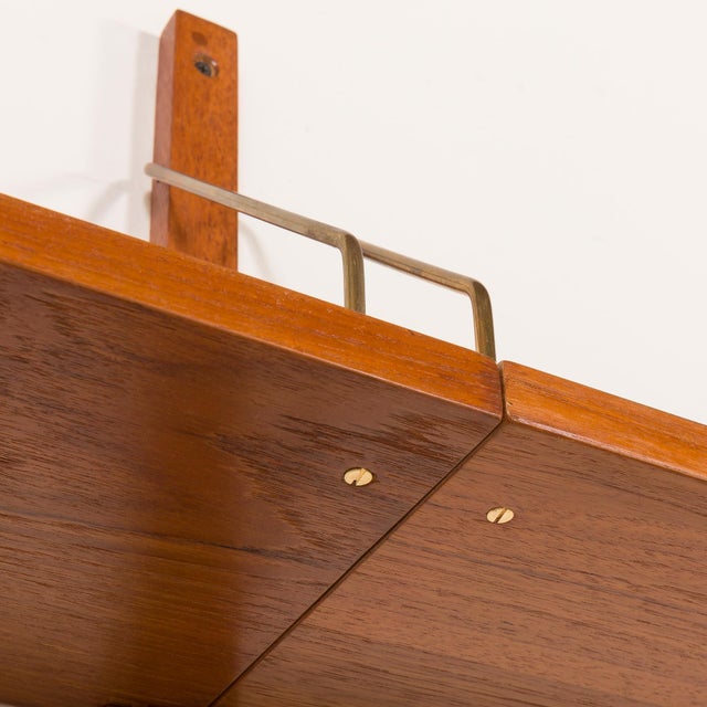 Teak Shelving Unit by Preben Sorensen for PS System, Randers, 1960s For Sale - Image 12 of 18