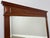 Antique French Carved Walnut Wall Mirror For Sale - Image 4 of 11