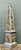 Postmodern Vintage Monumental Tessellated Stone Obelisk For Sale - Image 3 of 12