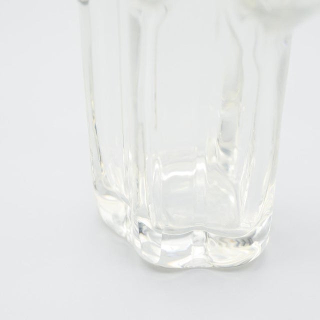 Vintage Sculptural Glass Vase by Tapio Wirkkala for Rosenthal, Germany, 1960s For Sale - Image 9 of 11
