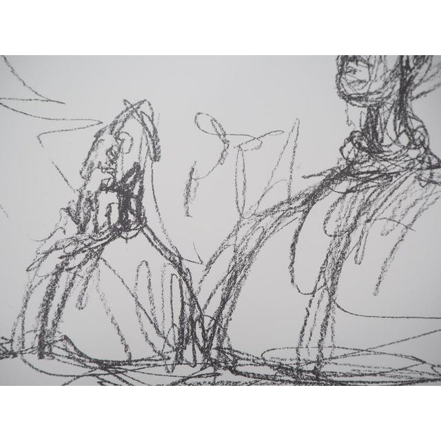 Alberto Giacometti, Bust in the Workshop, Lithograph For Sale - Image 8 of 9