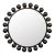 Cooper Mirror, Black Metal For Sale