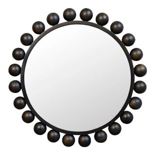 NOIR Cooper Mirror, Black Metal For Sale