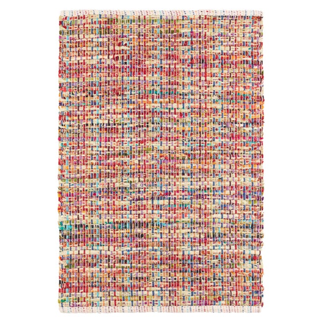 2020s Dash & Albert by Annie Selke Vista Chindi Woven Cotton Rug, 4' x 6' For Sale - Image 5 of 5