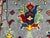 Blue Gray and Red Floral Wool Runner Rug, Persian Style, 2'9" X 9'7" For Sale - Image 11 of 17
