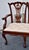 Vintage Carved Mahogany Settee Chippendale Style Ball & Claw Feet For Sale - Image 4 of 16