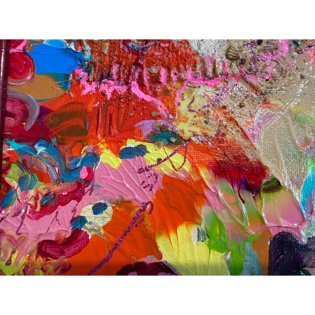 Serg Graff "Color Synapse" Abstract Painting Acrylic on Canvas Framed Art, Coa For Sale In Jacksonville, FL - Image 6 of 10
