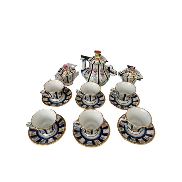 Late 19th Century Porcelain Coffee Service from Mouvements Modernes & Sévres / Cité de la Céramique, 1890s For Sale - Image 4 of 17
